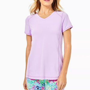 NWT Lilly Pulitzer Renay Active Top XS Purple Iris